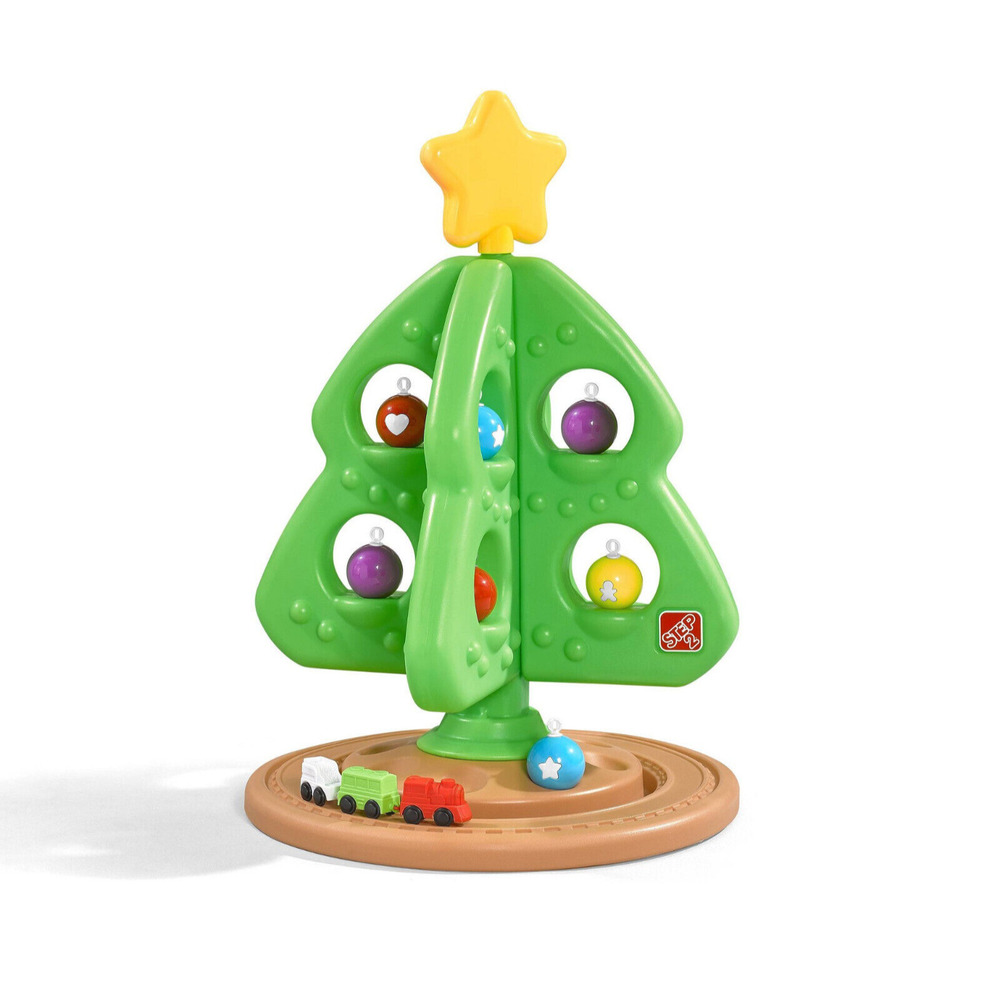 NEW Step2 My First Christmas Tree with Ornaments & Train 31" in Kids Safe 879800